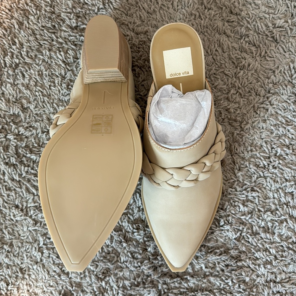 Dolce Vita slip on boots. Tan colored. Size 9. - Picture 2 of 5